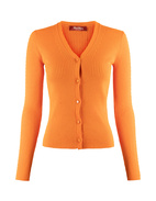 Oceania Cardigan Arancione Stl S