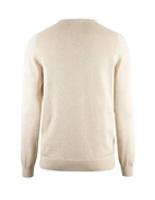 Rothwell Tröja V-ringad Bomull Cashmere Beige 56