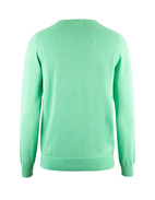 Rothwell Vee Neck Cotton Cashmere Spearmint