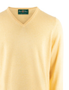 Rothwell Vee Neck Cotton Cashmere Solar Stl 54