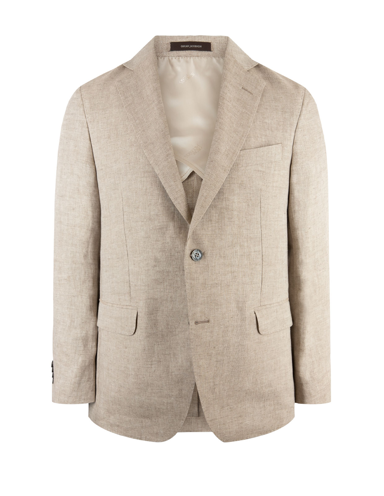 Ferry Regular Linen Jacket Trench Beige