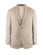 Ferry Regular Linen Jacket Trench Beige