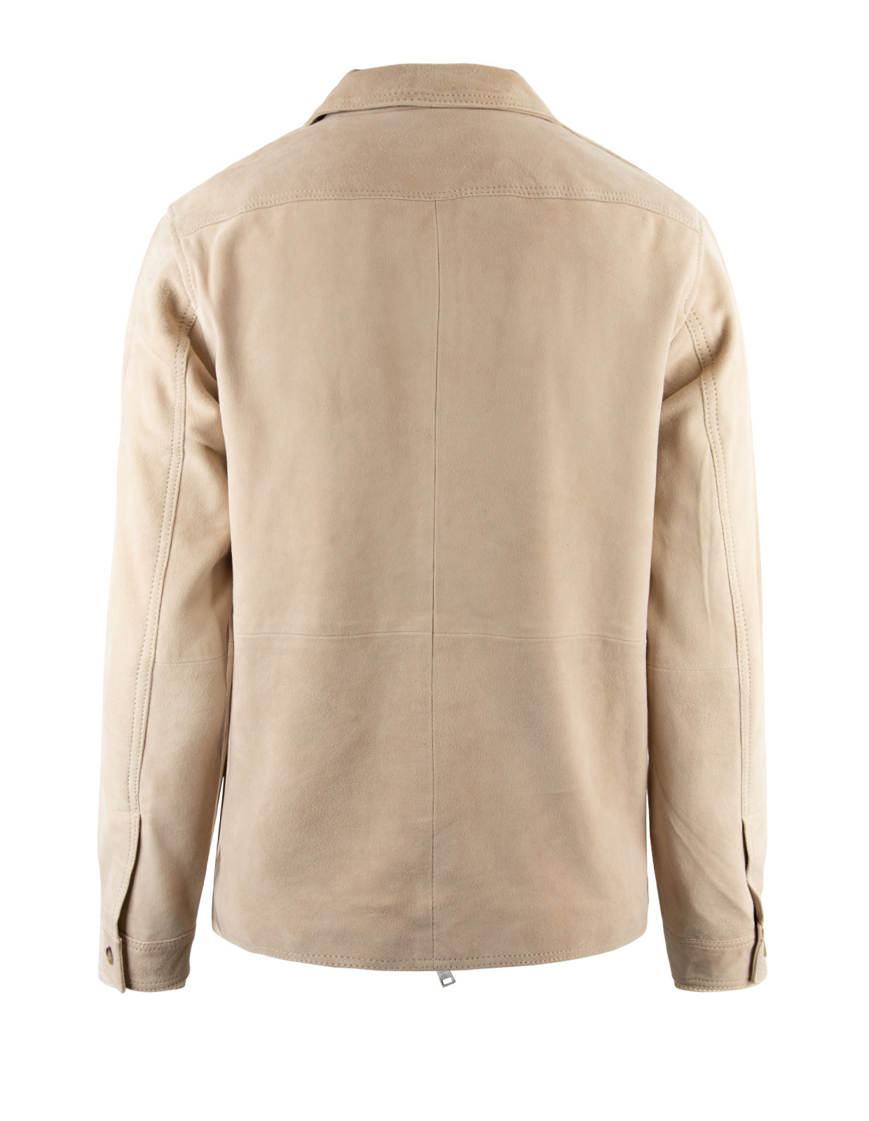 Lawson Suede Shirt Jacket Light Ivory Stl S