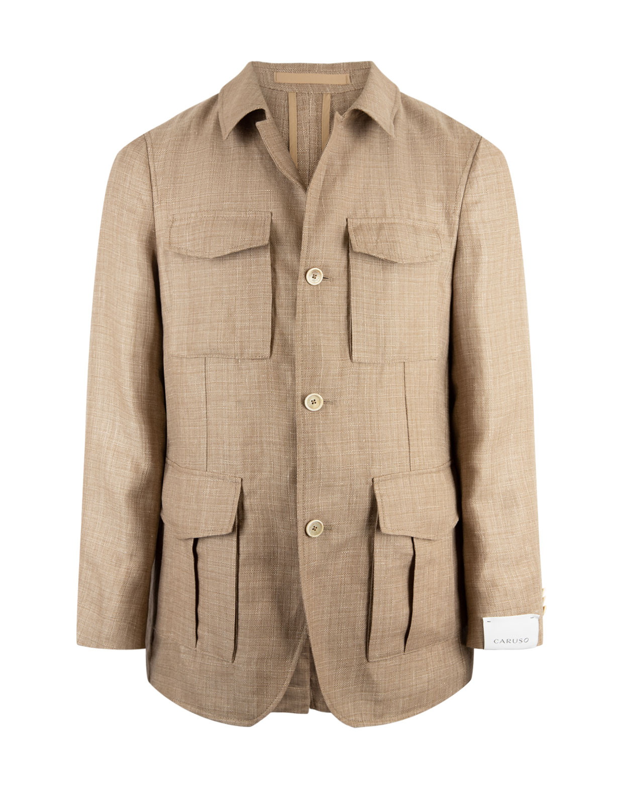 Luxery Country Jacket Linen Wool Beige