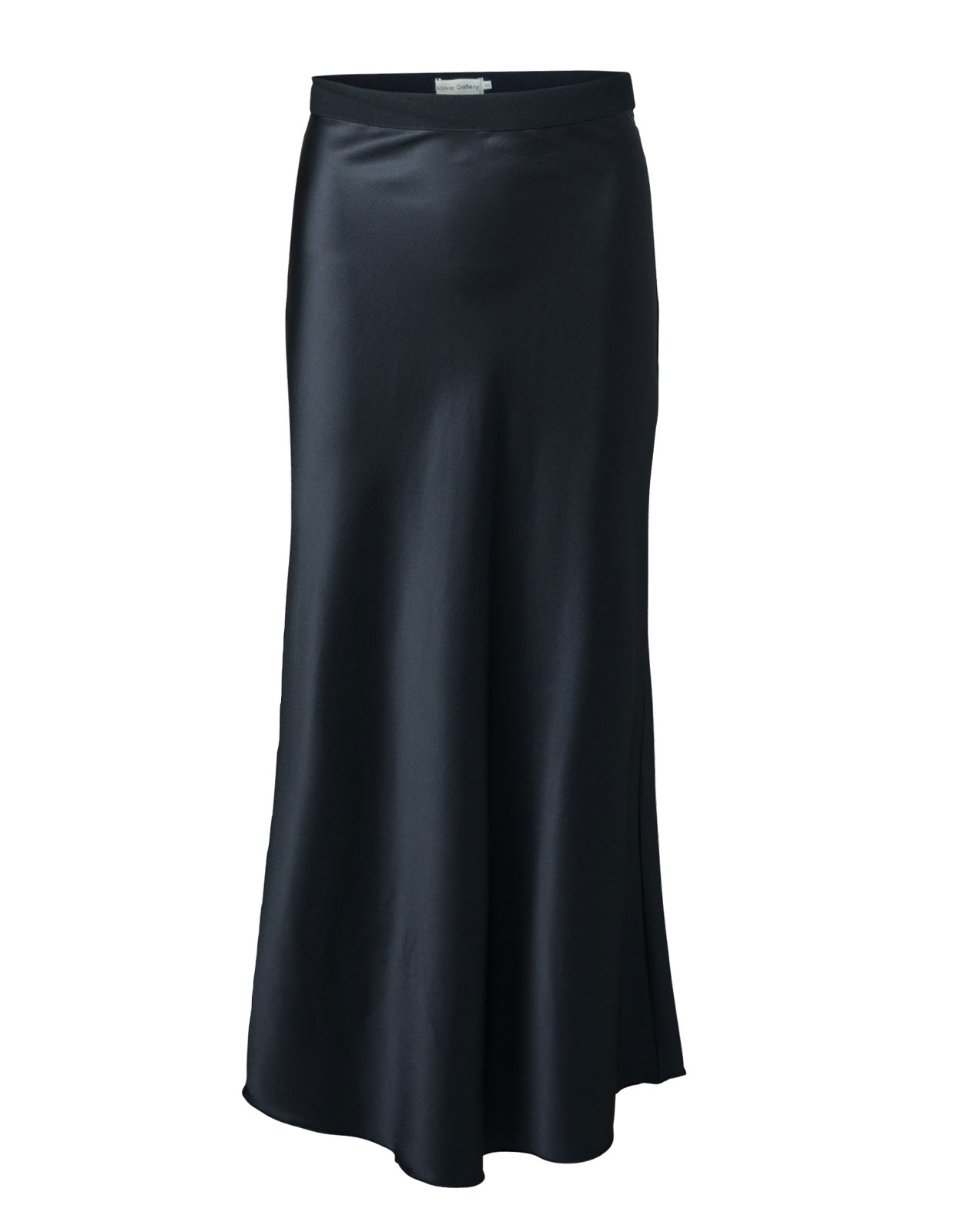 Hana Silk Skirt Blue Grey Stl M