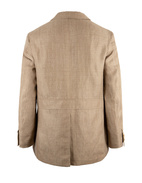 Luxery Country Jacket Linen Wool Beige