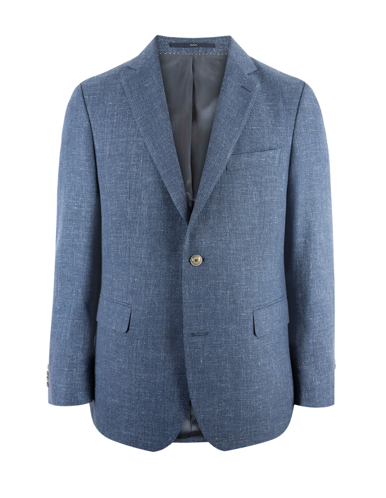 Merano Blazer Wool Linen Blue