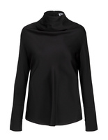 Ayumi Blus Siden Svart