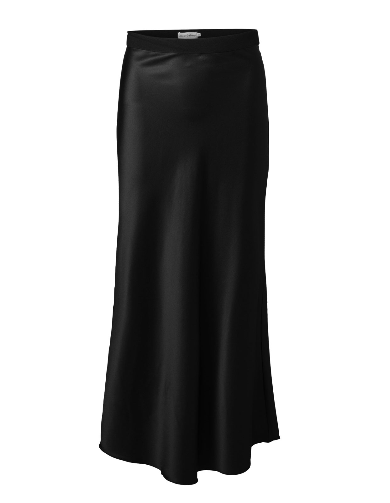 Hana Silk Skirt Black Stl M