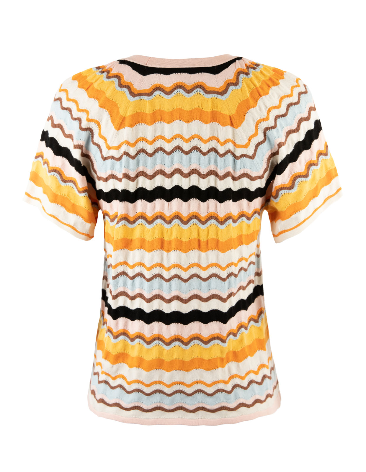 Manuelle Knitted Top Lt Blue