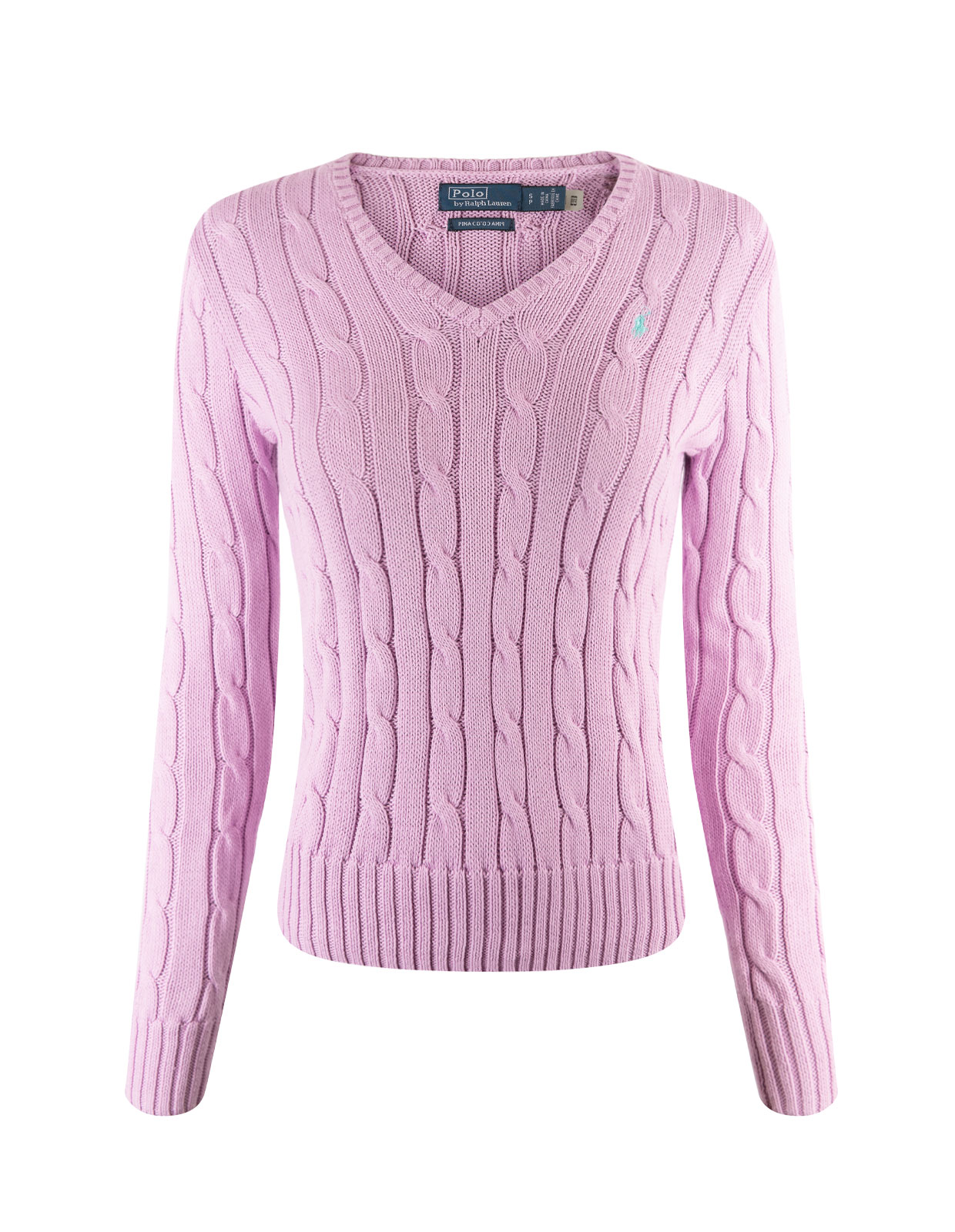 Cabel Knitted Sweater Soft Lilac