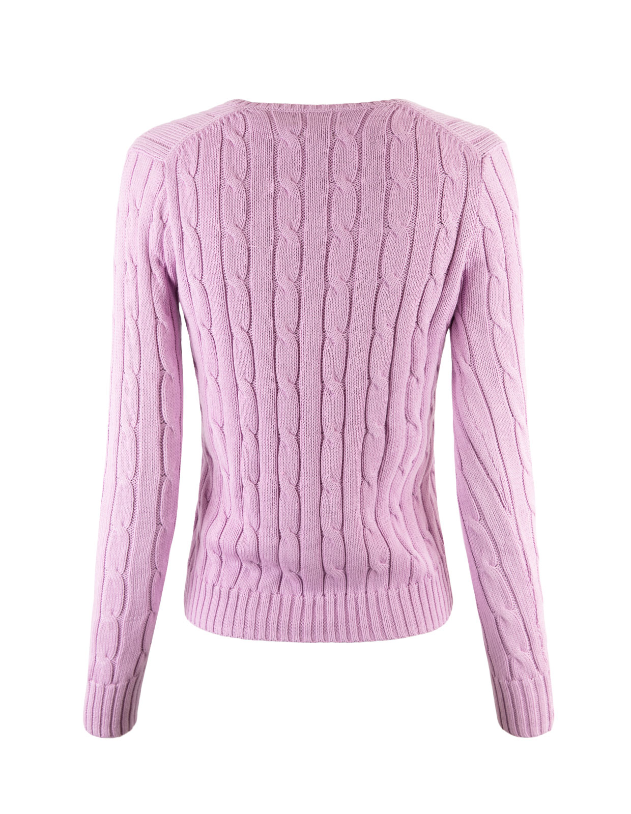 Cabel Knitted Sweater Soft Lilac