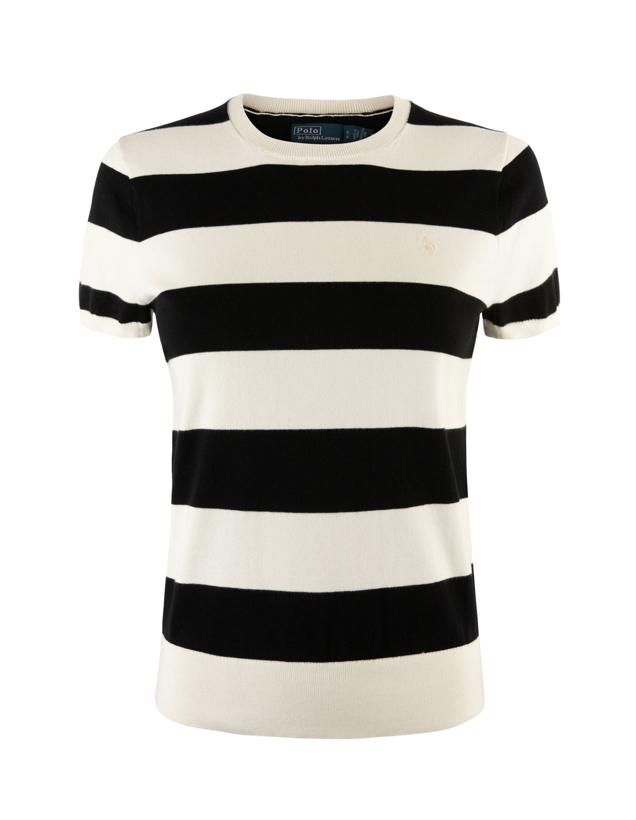 Fine Knitted Top Black White