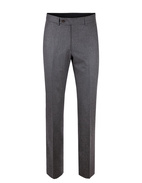 Davide Regular Trousers Super 120 Flannel Mid Grey