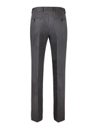 Davide Regular Trousers Super 120 Flannel Mid Grey Stl 104