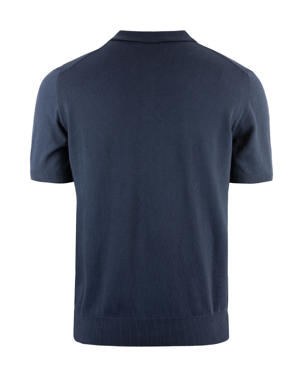 Polo Shirt Knitted Cotton Navy