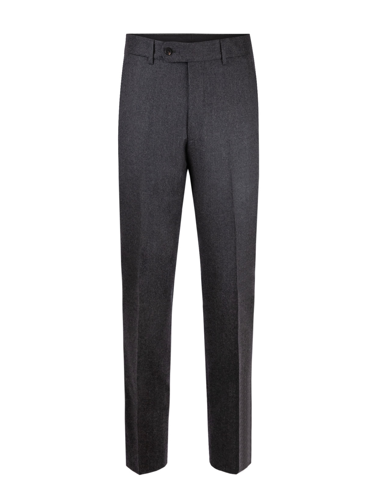 Davide Regular Trousers Super 120 Flannel Antracite