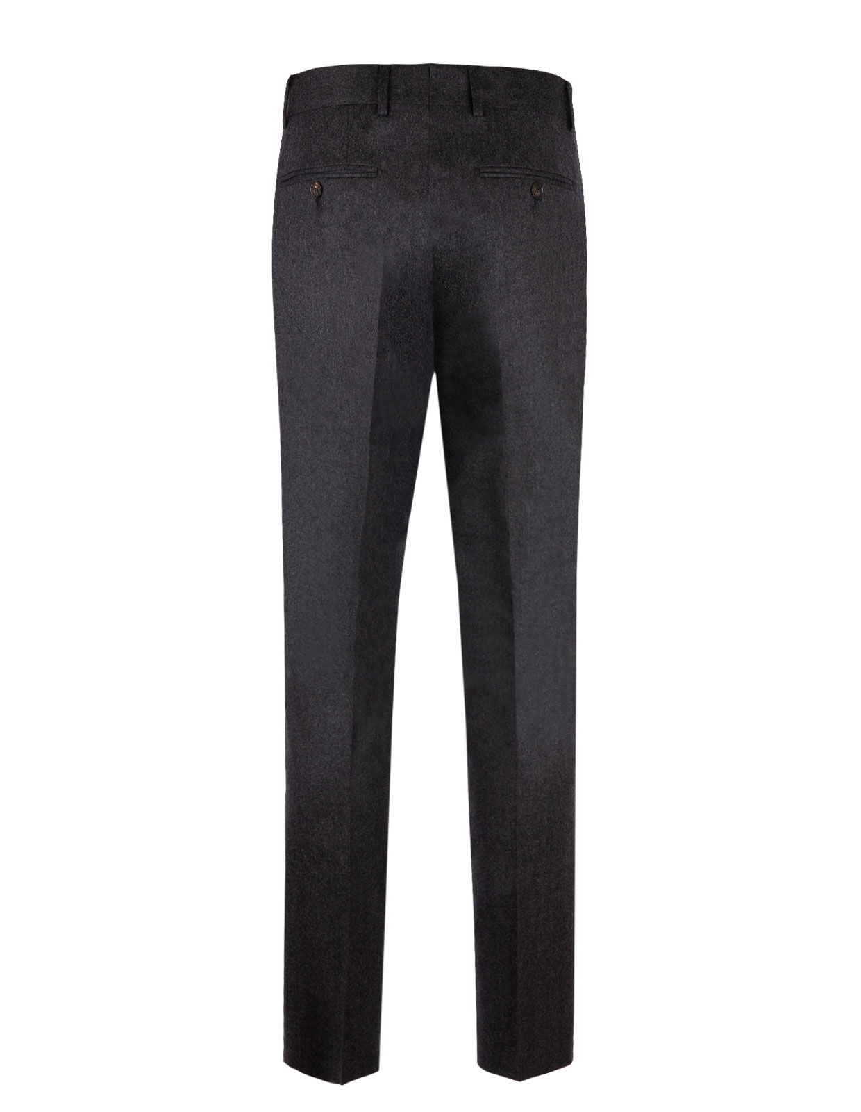 Davide Regular Trousers Super 120 Flannel Antracite Stl 54