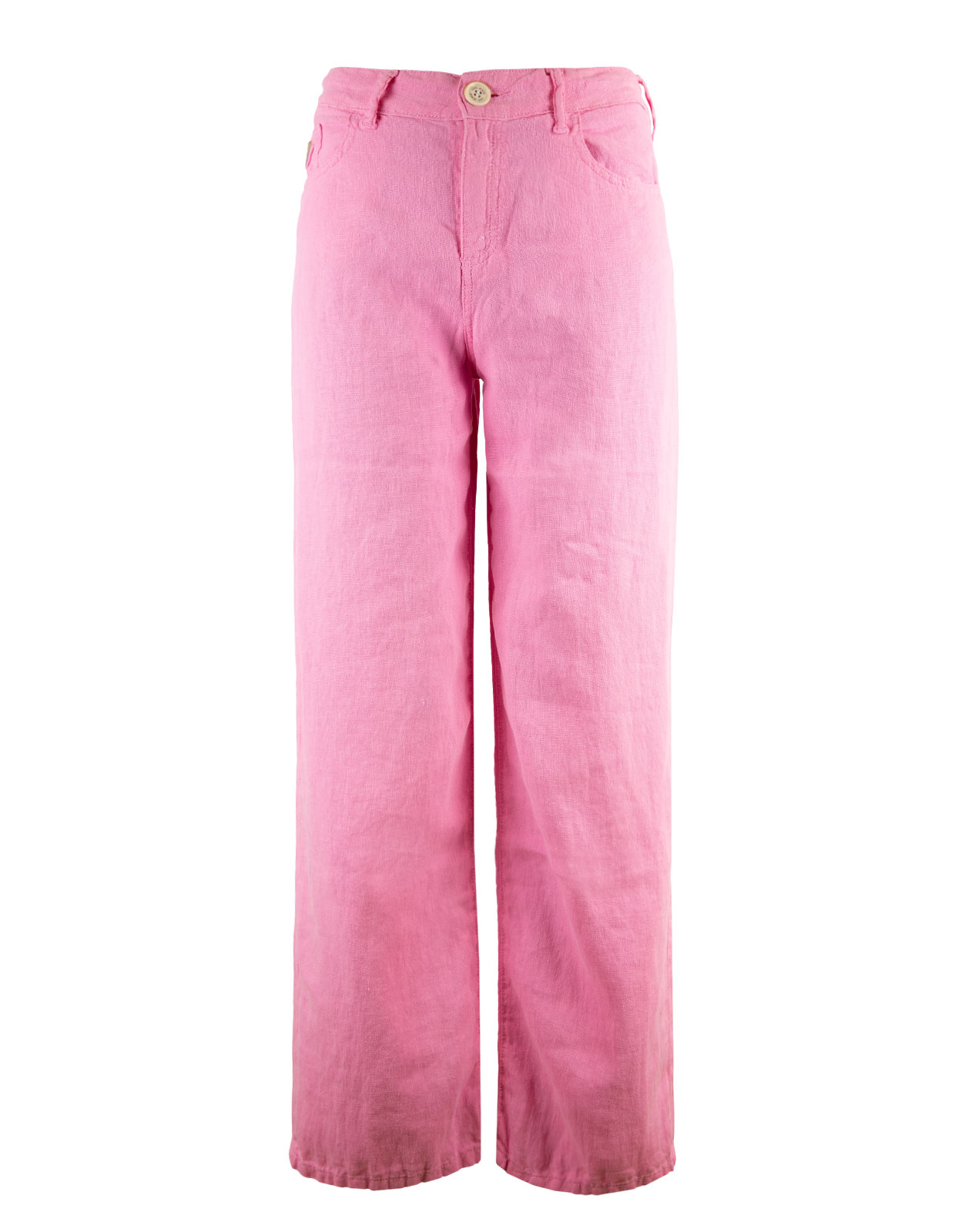 Culotte Linen Trousers Azalea Pink