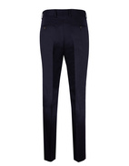 Enzo Slim Trousers Super 120 Flannel Dark Navy