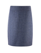 Sivan Skirt Linnen Navy