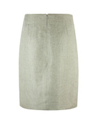 Sivan Skirt Linnen Green Stl 36