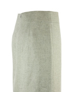 Sivan Skirt Linnen Green Stl 36