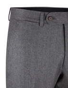 Davide Regular Trousers Super 120 Flannel Mid Grey