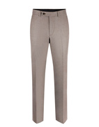Davide Regular Trousers Super 120 Flannel Beige Stl 108