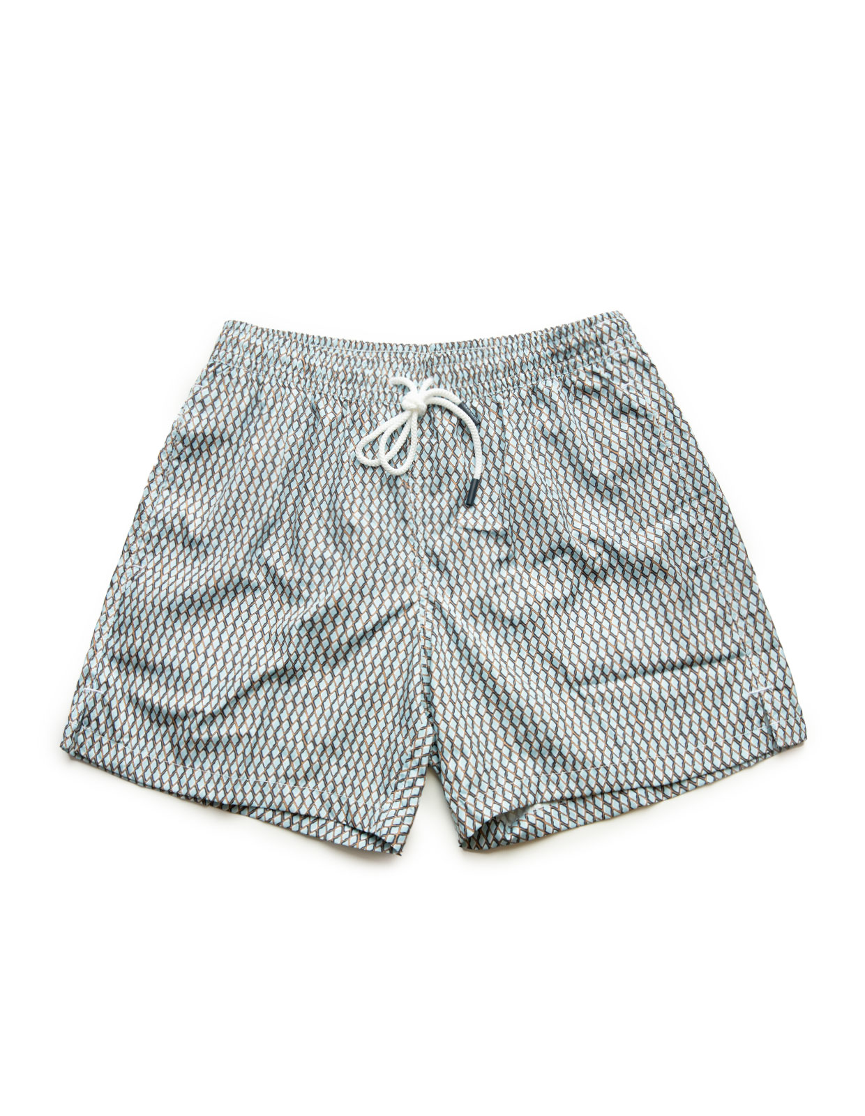 Swim Trunk Turquoise/Brown