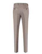 Enzo Slim Trousers Super 120 Flannel Beige Stl 148