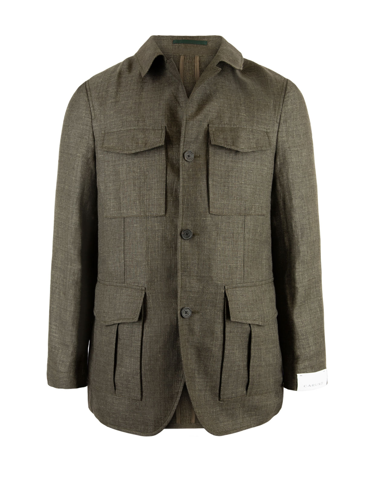 Luxery Country Jacket Linen Wool Green