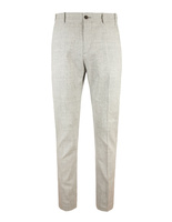 Morello Elax Cotton Trouser Check Ice