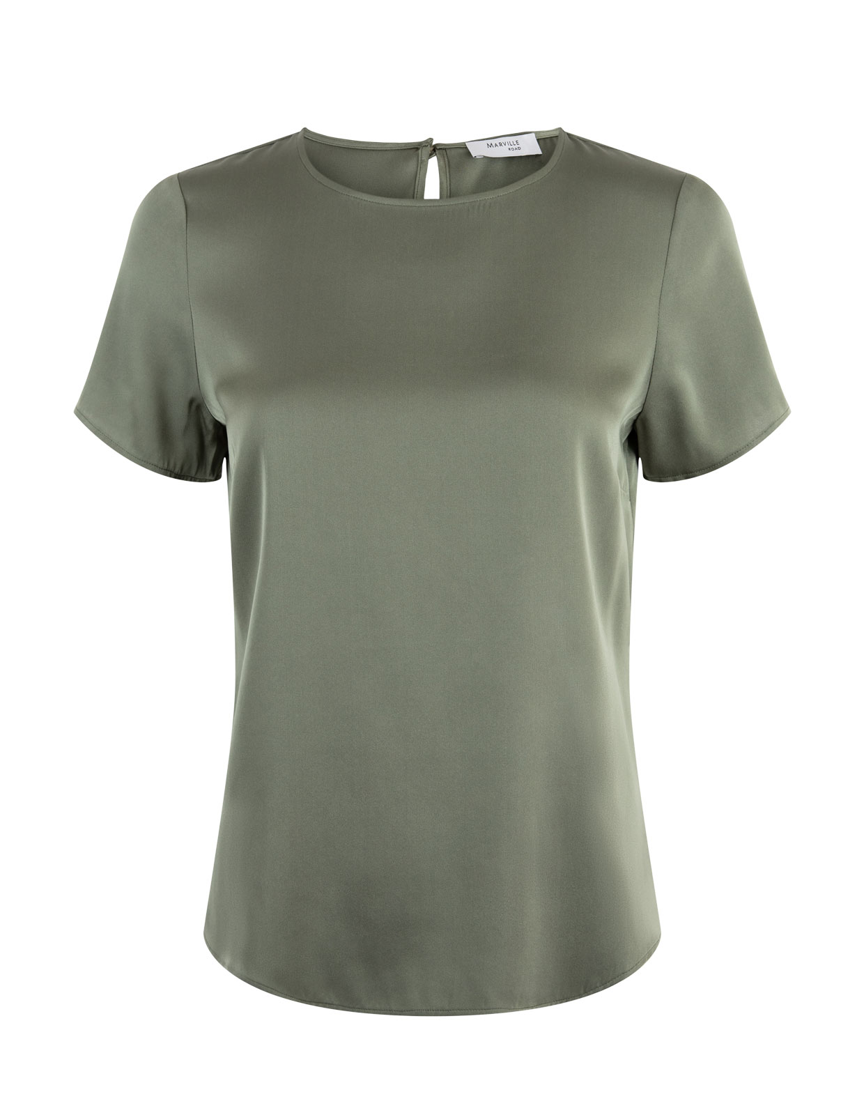 Lorna Silk T-shirt Sage