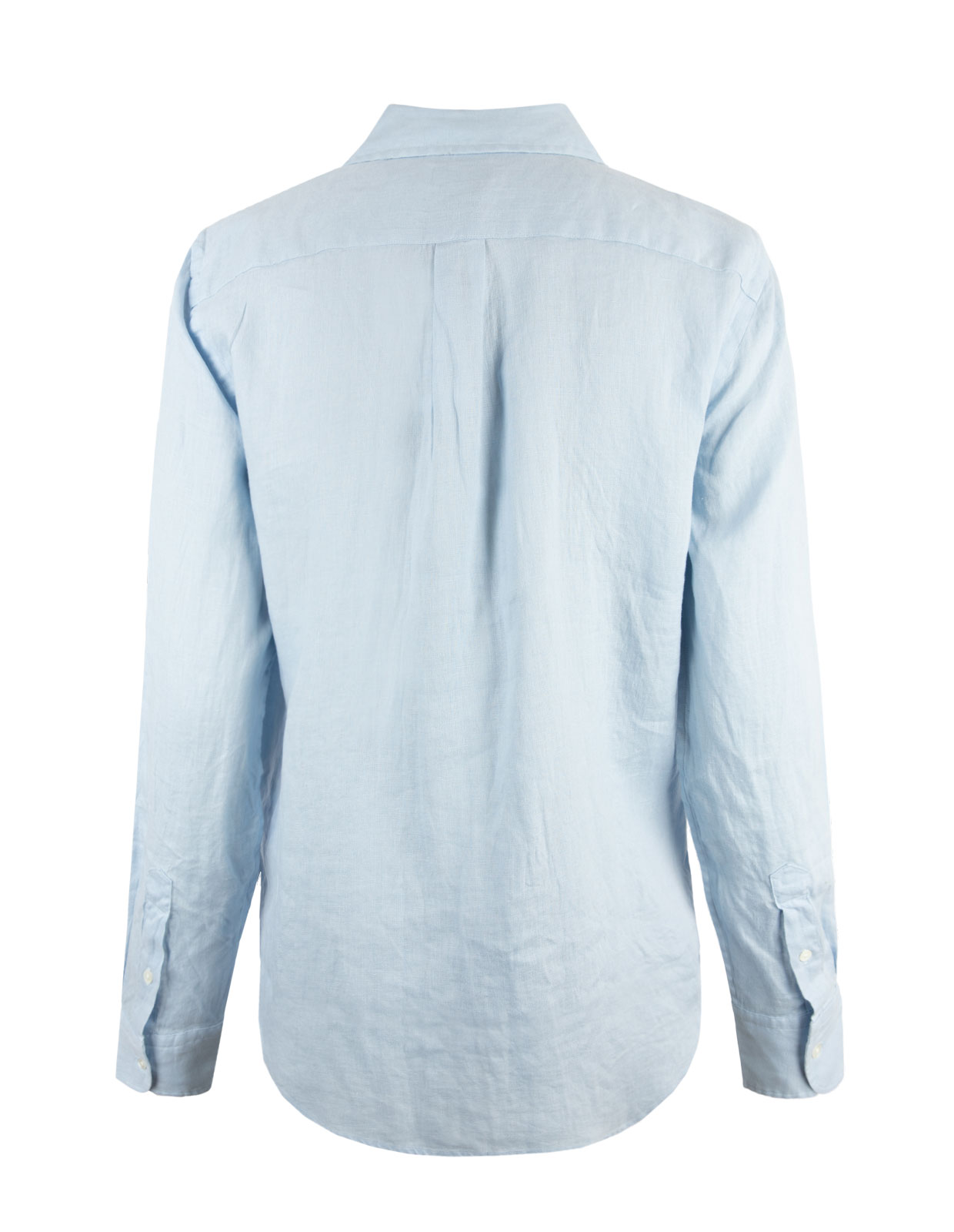 LS Linen Shirt Southport Blue