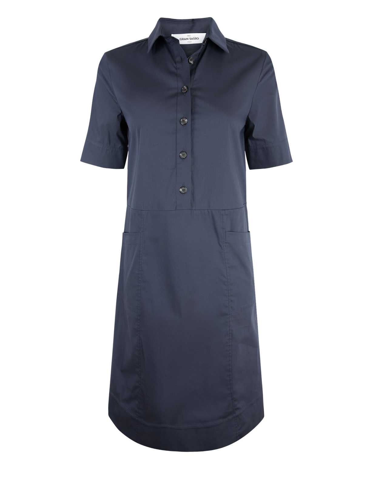 Dress W.Collar Navy