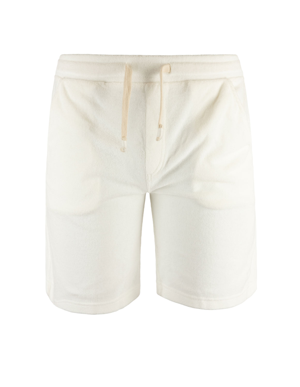 Perry Terry Drawstring Shorts Panna