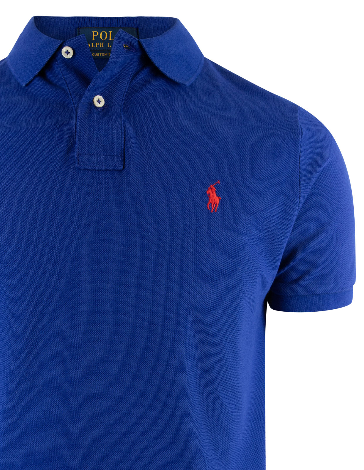 Custom Slim Fit Polo Piké Heritage Royal