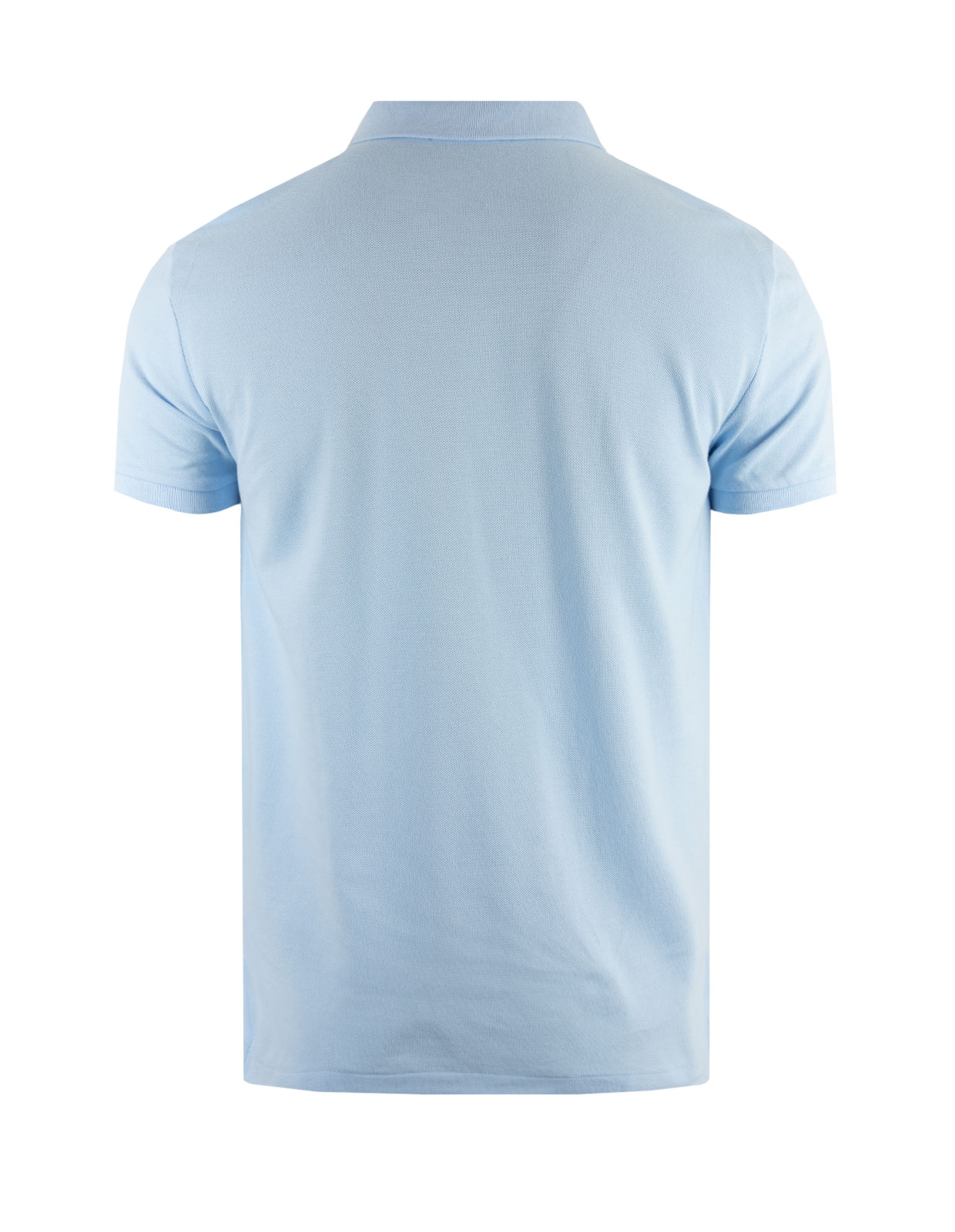 Custom Slim Fit Polo Piké Ljusblå XXL