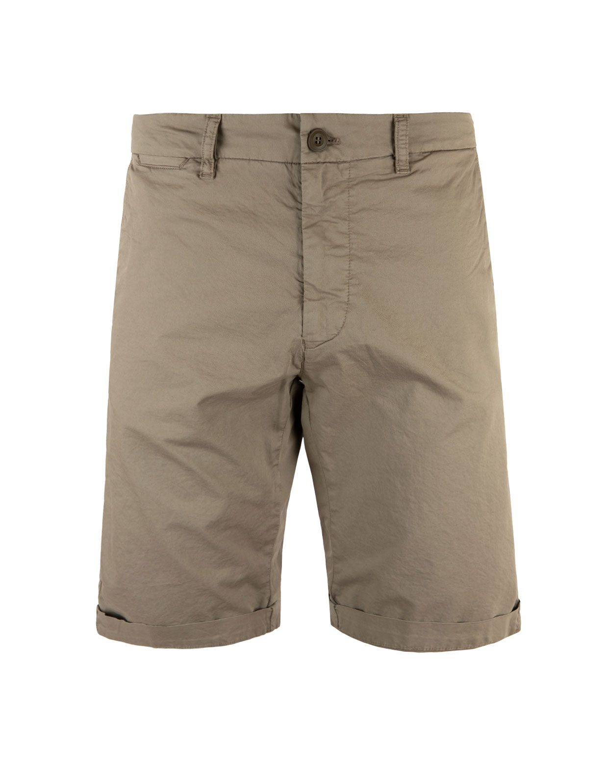 London Shorts Cotton Stretch Olive