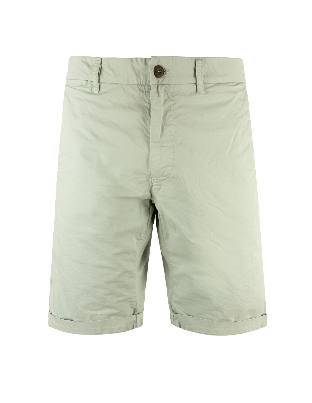 London Shorts Cotton Stretch Sage
