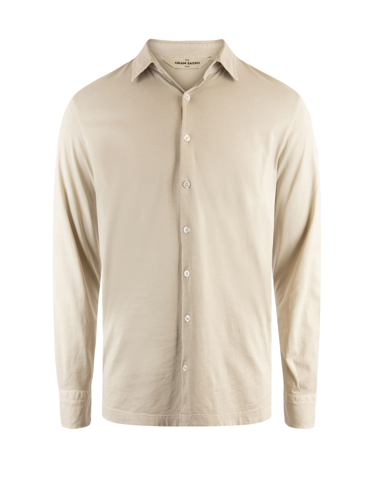 Vintage Cotton Jersey Shirt Taupe