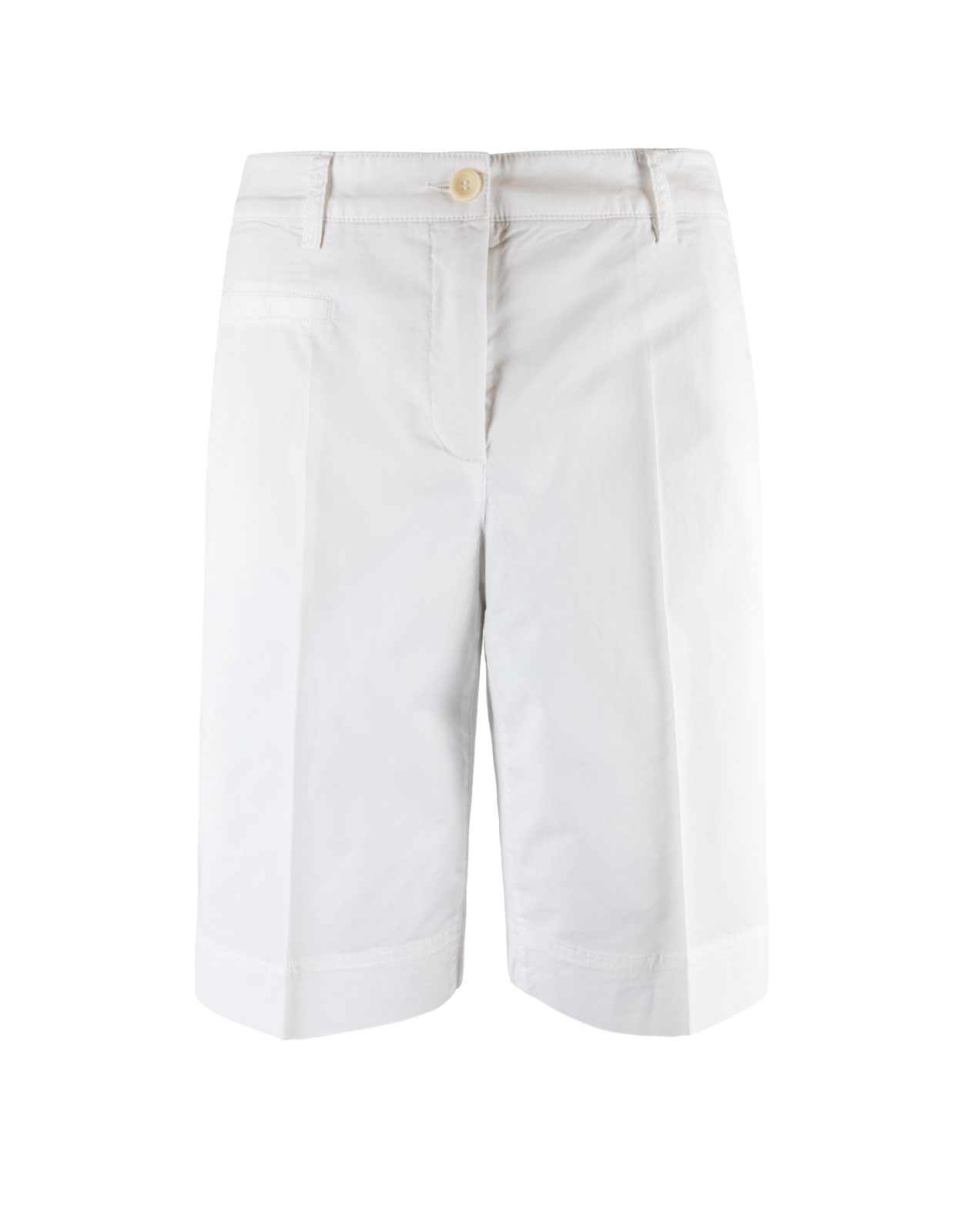 Marilyn Poplin City Shorts White