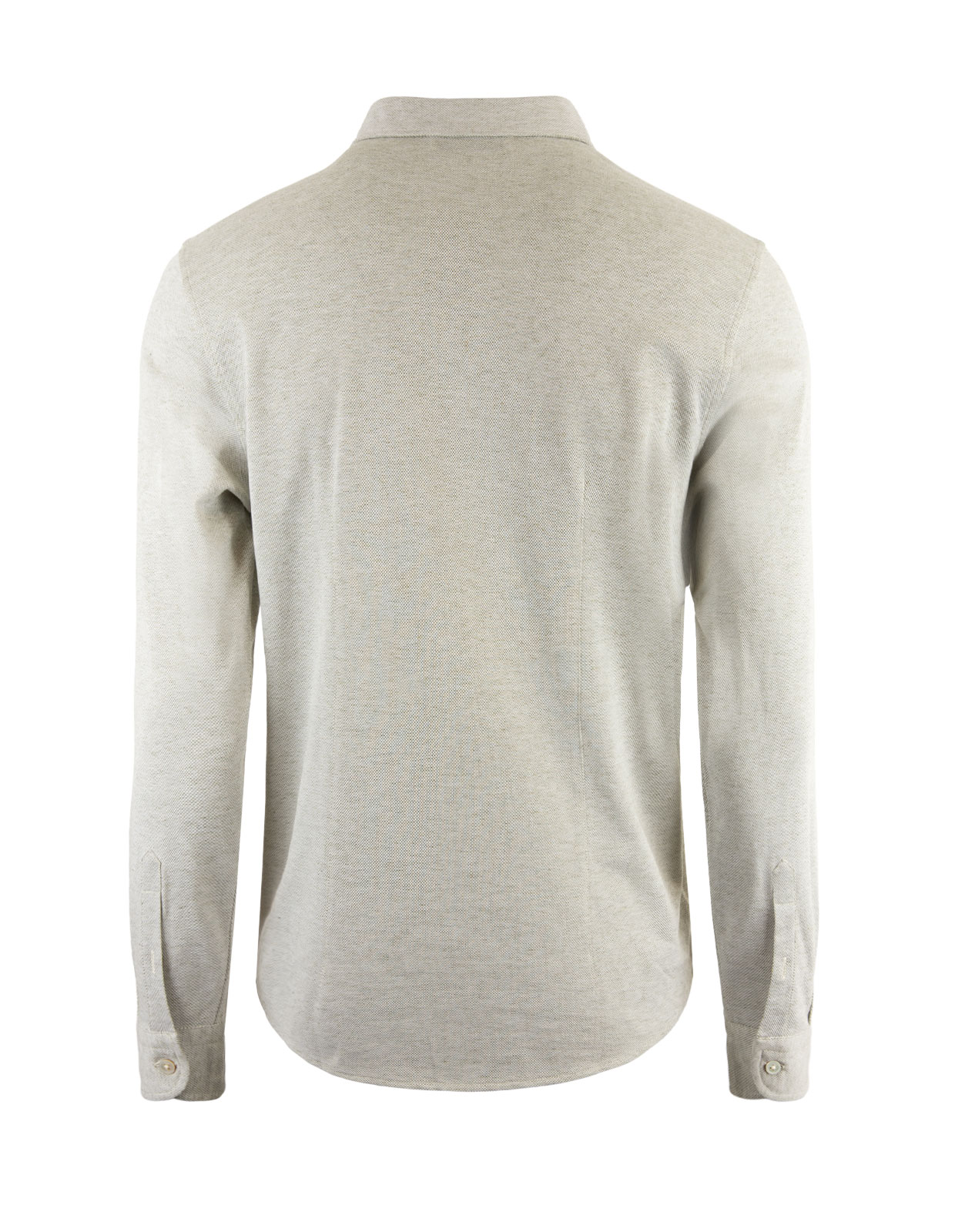 Pique Cotton Jersey Shirt Light Green