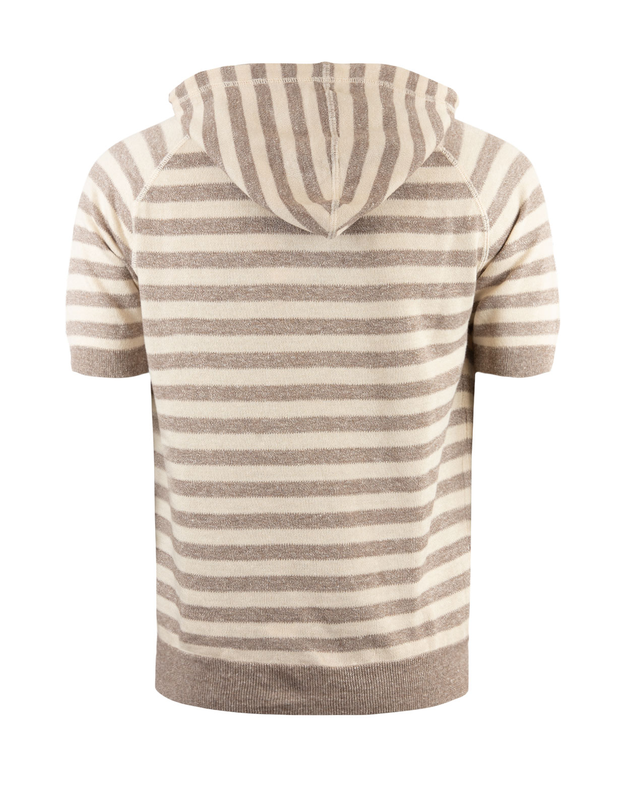 Hooded Polo Piquet Cream/Mole