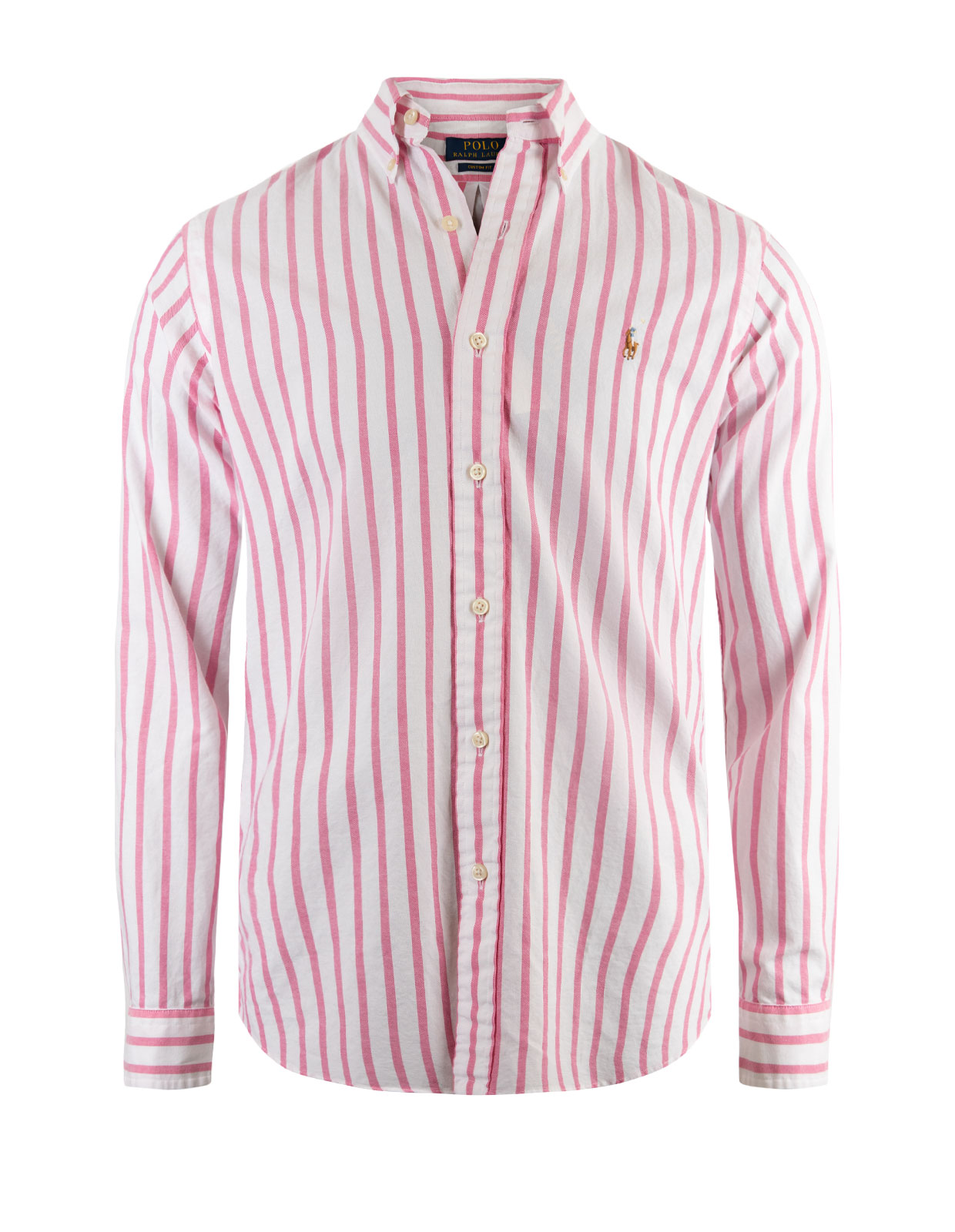 Oxford Sport Shirt Rosa/Vit