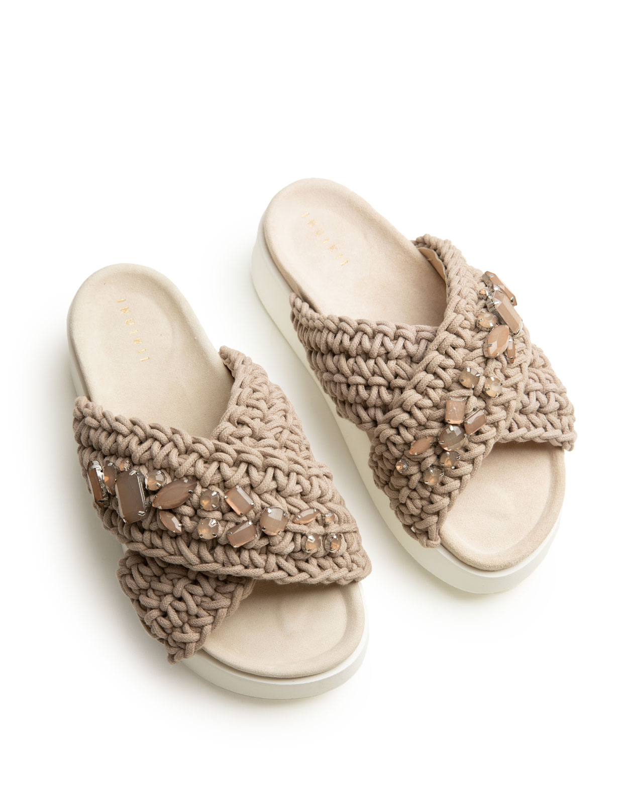 Woven Stones Platform Taupe