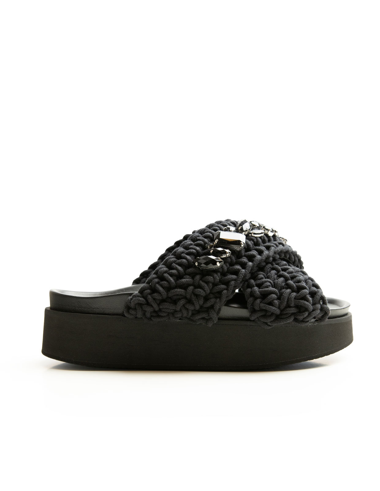 Woven Stones Platform True Black
