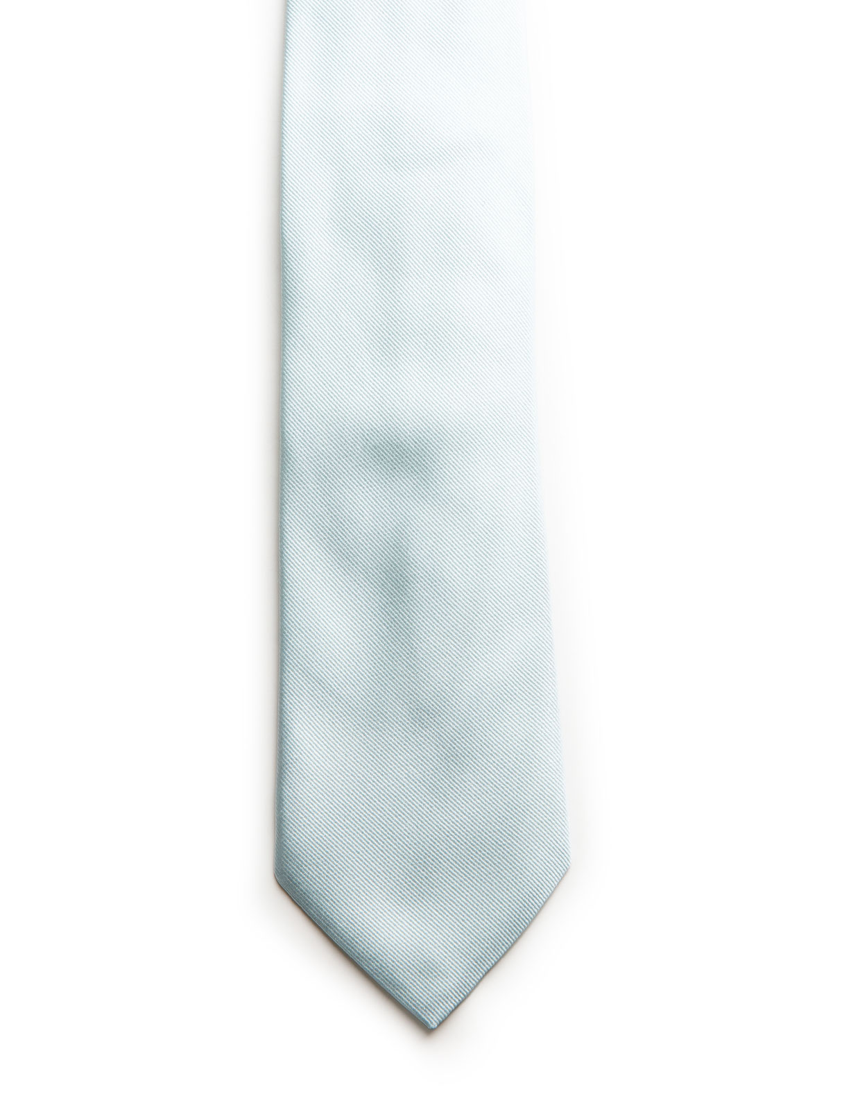 Woven Structure Silk Tie Aquamarine