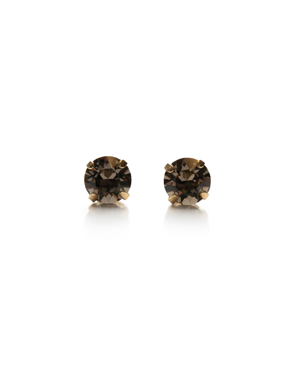 Classic Studs Earring Gold Gråsvart/Guld One Size